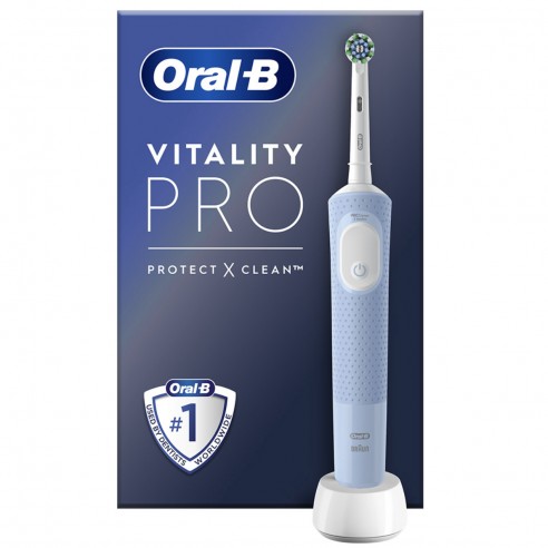 Cepillo Dental Electrico Recargable Oral-B Vitality Pro Azul