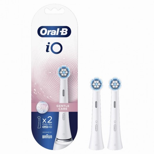 Cepillo Dental Electrico Recambio Oral-B IO Gentle Care 2 Cabezales Pack
